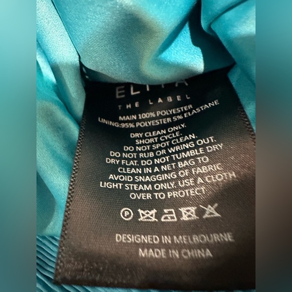 E l i y a The Label Josephine Dress in blue - Picture 9 of 9